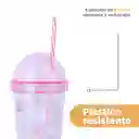 Vaso de Plástico de Con Pitillo Axolotl Story 350 mL Miniso