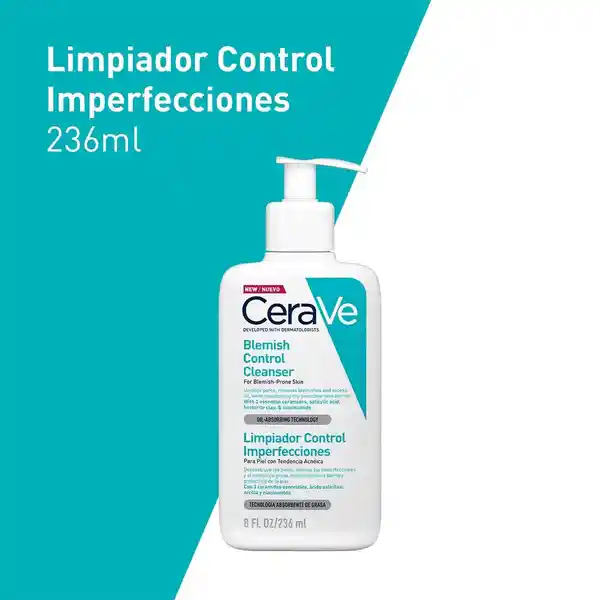 CeraVe Gel Limpiador Control Imperfecciones 