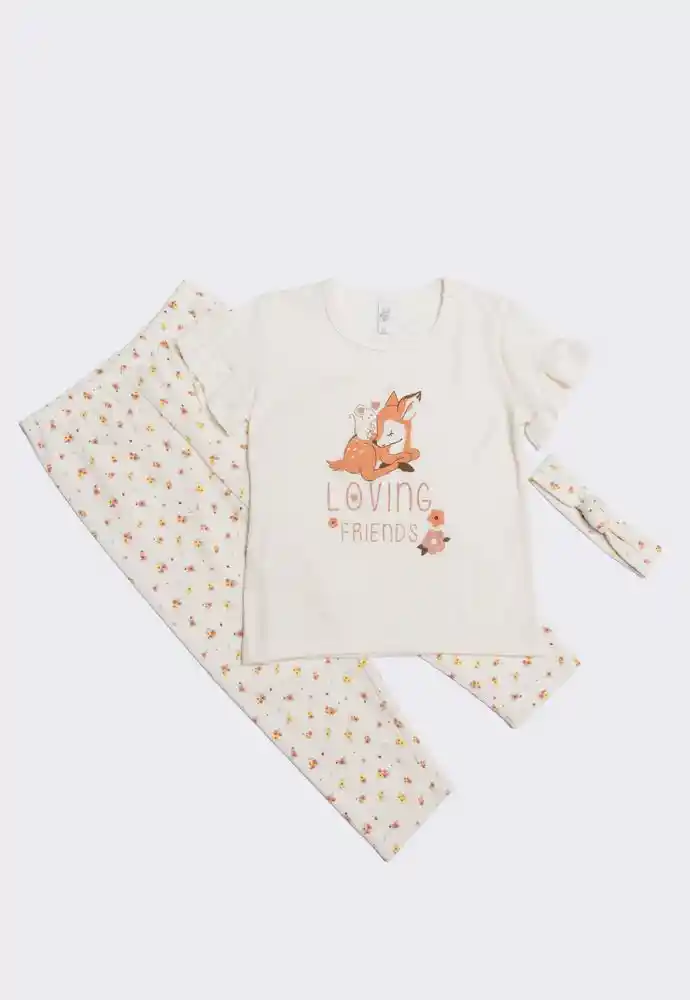 Pijama Dos Piezas 6/9 Meses-estampad4
