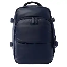 Morral de Viaje Mediano City Azul Con Negro