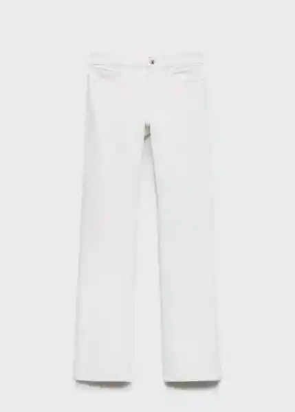 Jean Fiona Blanco Talla 34 Mujer Mango
