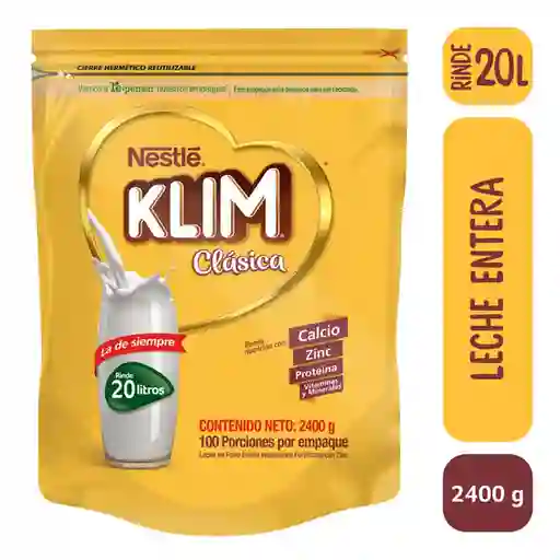 Leche en Polvo Klim Clásica 2400 g