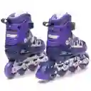 Zoom Sports Patines Electric Morado Talla S 30-33 cm