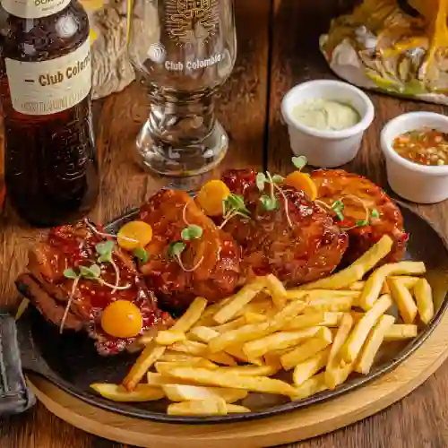Combo Costillas de Cerdo BBQ
