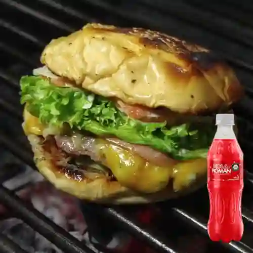 Combo Sweet Bacon Sencilla + Kola Román Original 400ML