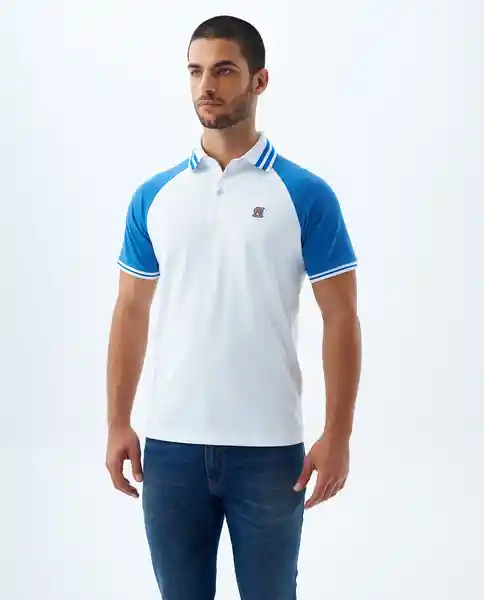 Camiseta Hombre Blanco Talla M 809f015 Americanino