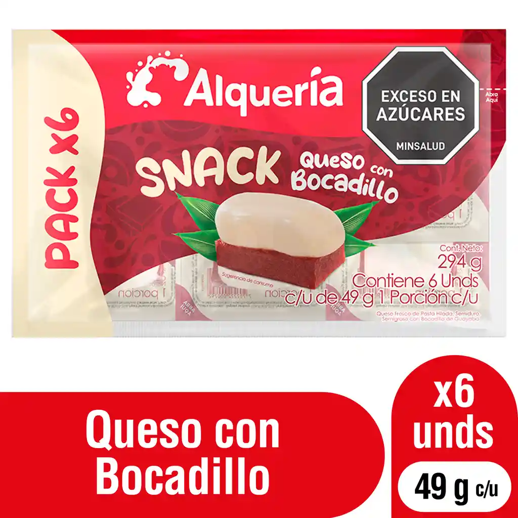 Alqueria Queso Combinado Con Bocadillo