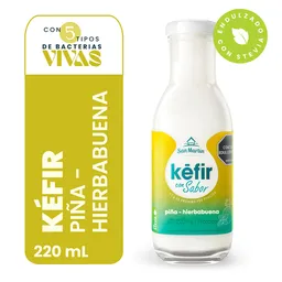 San Martin Bebida Kéfir Piña Hierbabuena