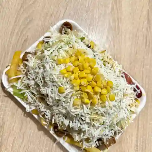 Salchipapa ranchera