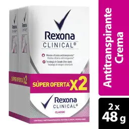 Rexona Desodorante Clinical Classic en Crema