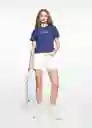Camiseta Surf Azul Noche Talla 20 Niña Mango