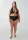 Top Bikini Milep Negro Talla 24 Mujer Mango