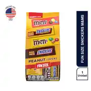Snickers Caramelo y M&Ms Amantes Maní y la Mantequilla de Maní