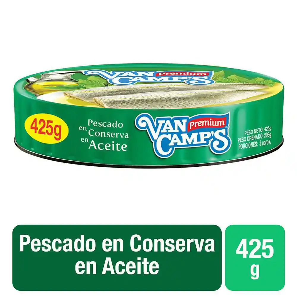 Van Camps Sardina en Aceite de Girasol 