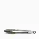 Pinza Acero Inoxidable y Silicona Gris Ambiente Gourmet