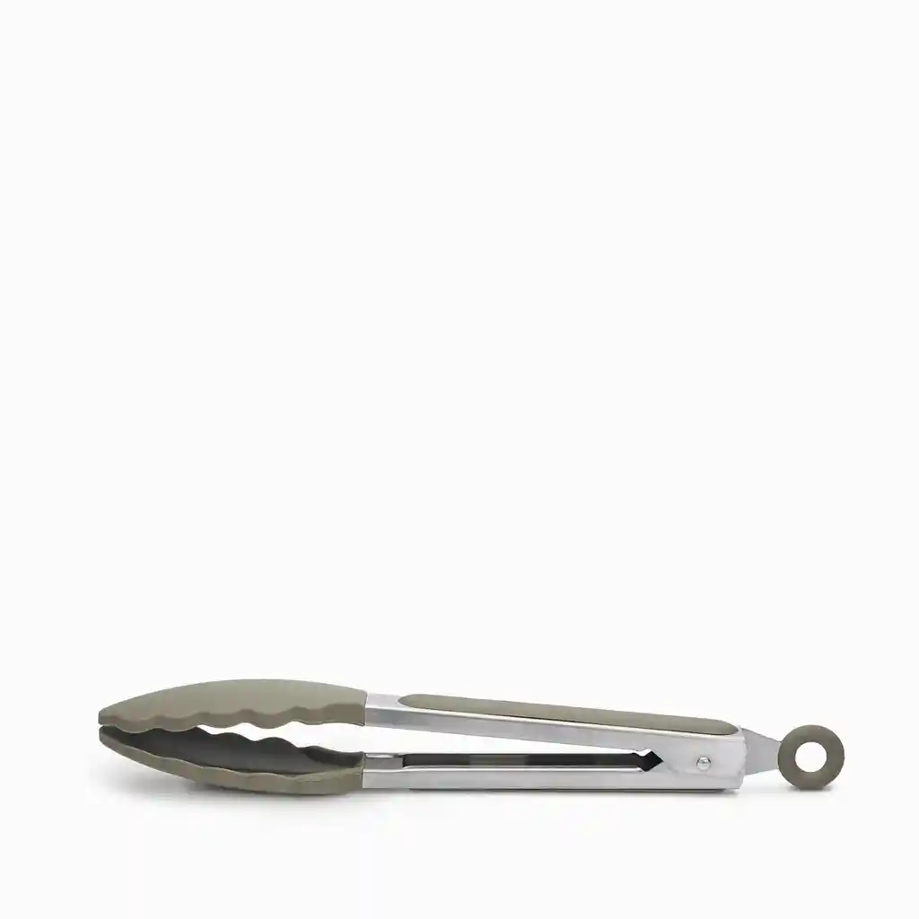 Pinza Acero Inoxidable y Silicona Gris Ambiente Gourmet