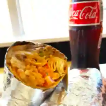 Combo Burrito, Papa Francesa y Coca Cola