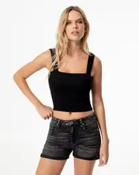 Camiseta Con Cargaderas en Algodón Aeqo Gef Talla S
