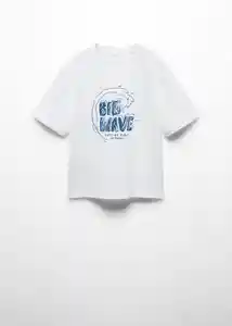 Camiseta Esen3 Off White Talla 06 Niños Mango