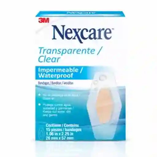 Nexcare Apósito Transparente Impermeable