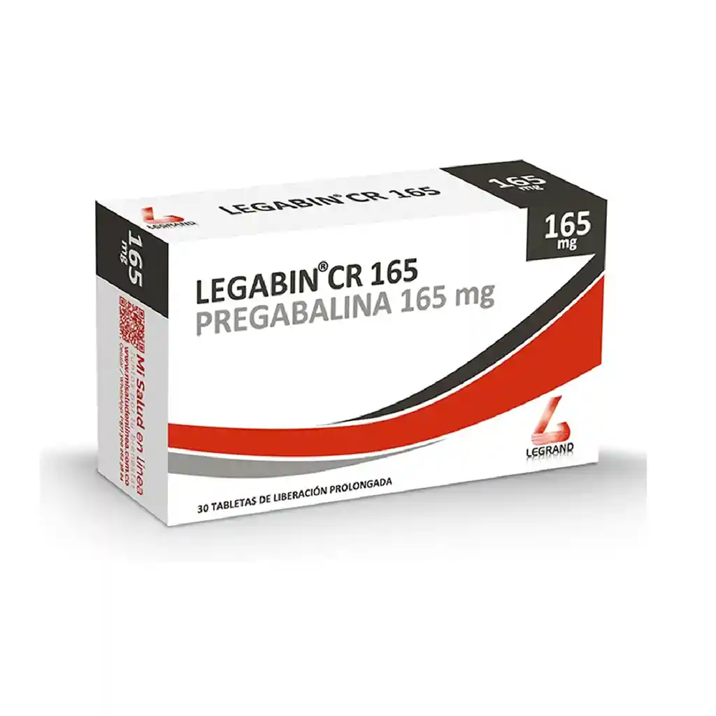 Legabin Cr Pregabalina 165 Mg