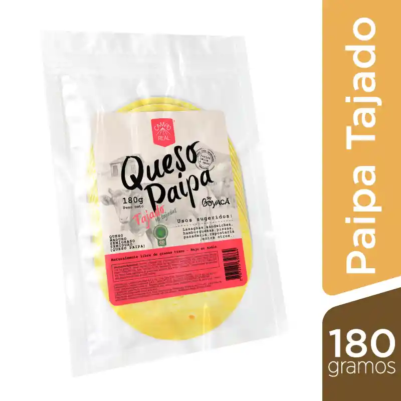 Campo Real Queso Paipa Tajado