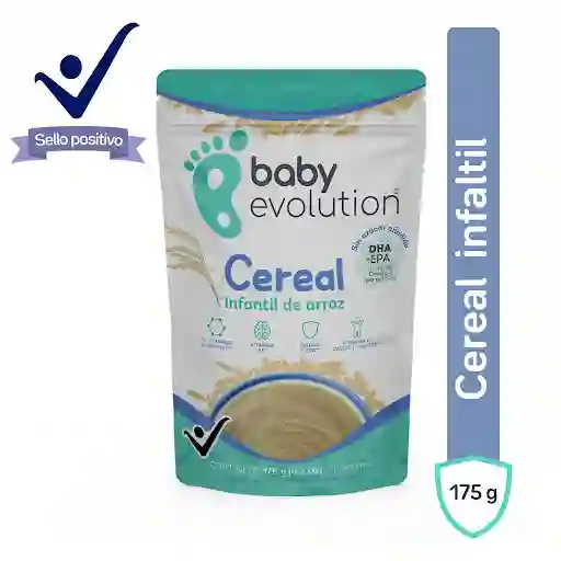 Baby Evolution Cereal Infantil Arroz sin Azúcar