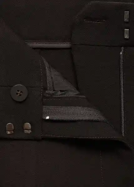 Pantalón Bergen Chocolate Talla 36 Mujer Mango