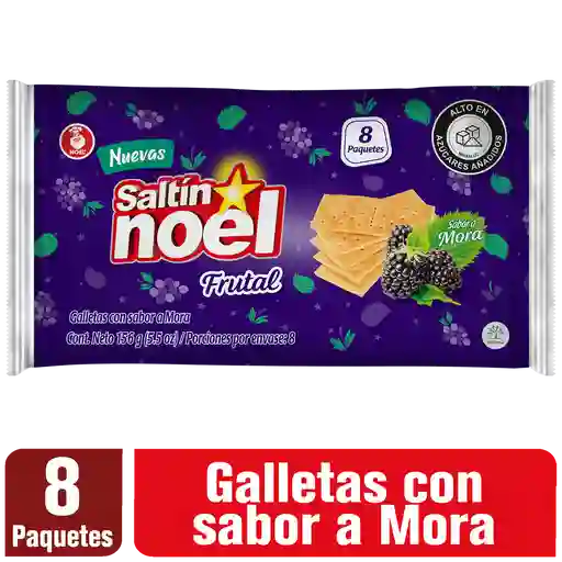 Saltin Noel Galletas con Sabor a Mora