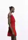 Vestido Michelle Vino Talla S Mujer Mango