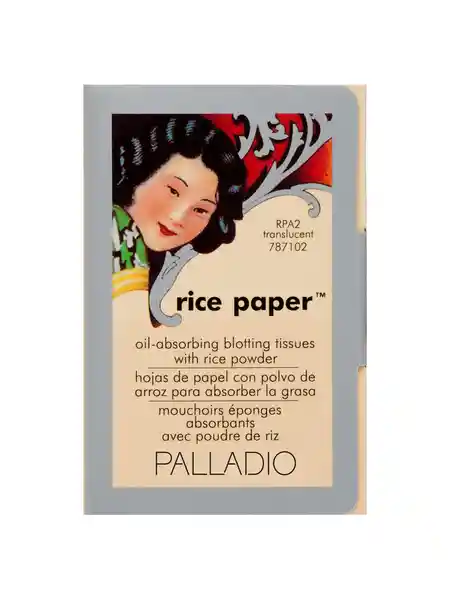 Palladio Hojas de Papel con Polvo de Arroz para Absorber