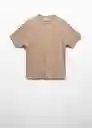 Camiseta Circo Beige Talla XL Hombre Mango