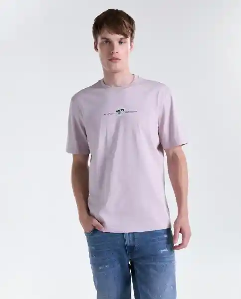Camiseta Hombre Rosado Talla M 849G000_ROS152706 Americanino