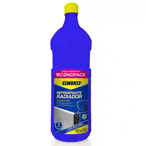 Refrigerant Radiador Econopack Azul Simoniz 208614