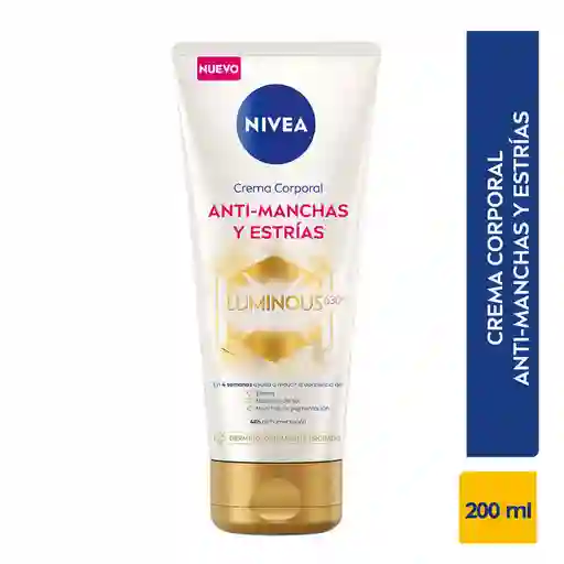 Crema Corporal Nivea Luminous Antimanchas