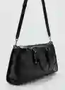 Bolso M Agnes Negro Talla 99 Mujer Mango