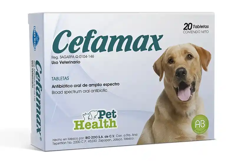 Cefamax Antibiótico Oral para Animales de Amplio Espectro