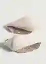 Pendientes Tamina Beige Talla 99 Mujer Mango