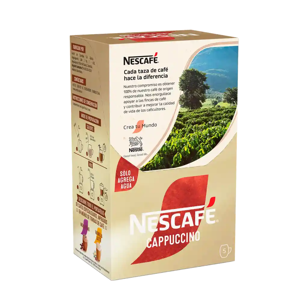 Cappuccino NESCAFÉ instantáneo x 90g