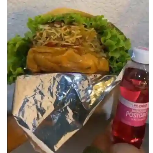 Hamburguesa Sencilla + Gaseosa