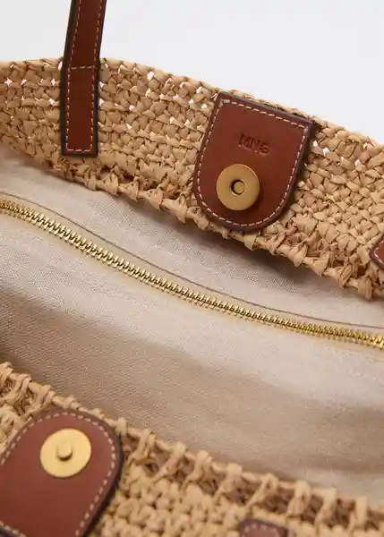 Bolso G Sifnos Cuero Talla 99 Mujer Mango