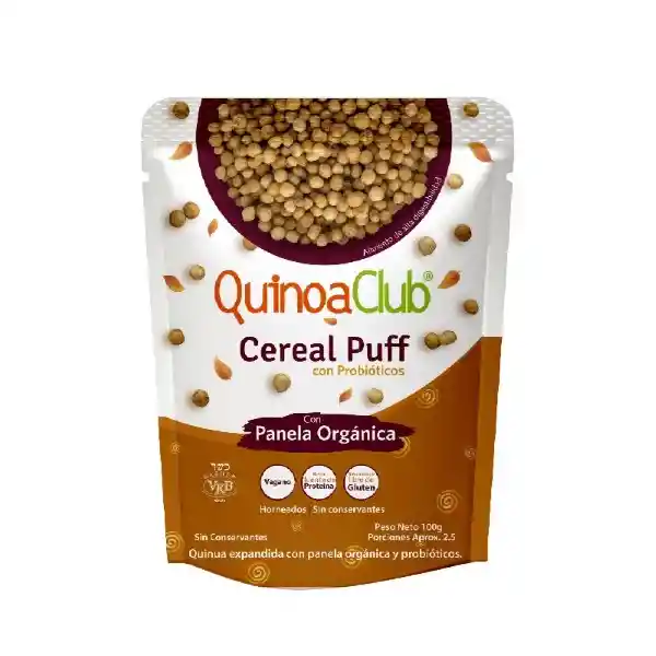 Quinoa Club Cereal Puff Con Panela Orgánica