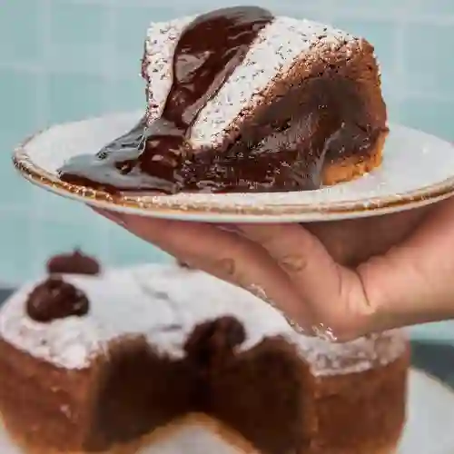 Torta volcán de chocolate 8-10 porciones