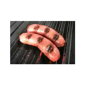 Chorizos a la Parrilla con Arepa y Papa
