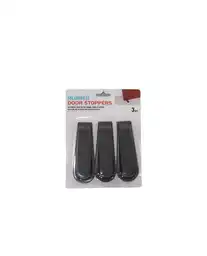 Contiene 3 Unidades Topes Para Puerta. Antideslizantes. Material: Goma. Sku 8409730061862
