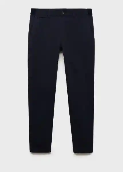 Pantalón Prato Navy Talla 44 Hombre Mango
