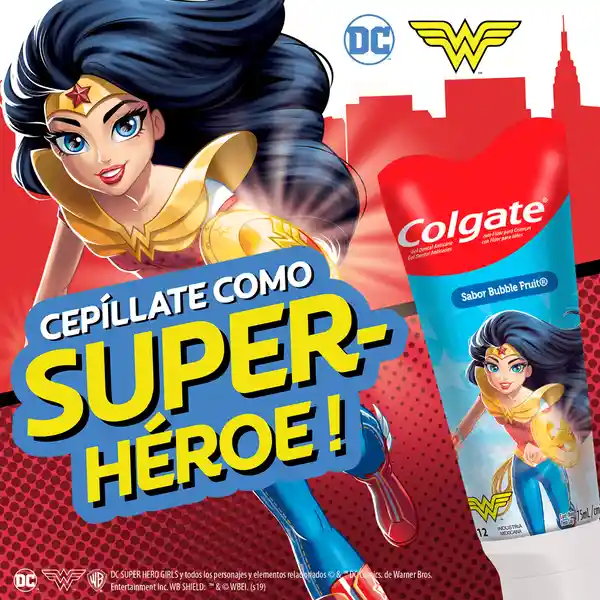 Colgate Crema Dental Super Héroes Niños 75 g