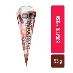 Bocatto Helado Cono Fresa Vainilla