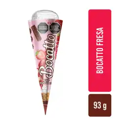 Bocatto Helado Cono Fresa Vainilla