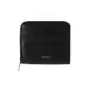 Cartera Para Mujer Con Textura Granulada Negro Serie Miniso